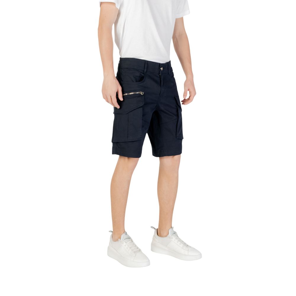 Bermuda di cotone blu