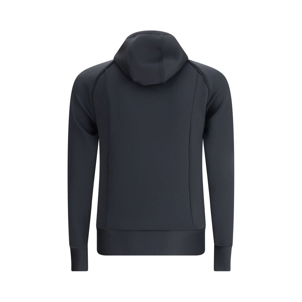 Felpa con cappuccio in maglia tecnica