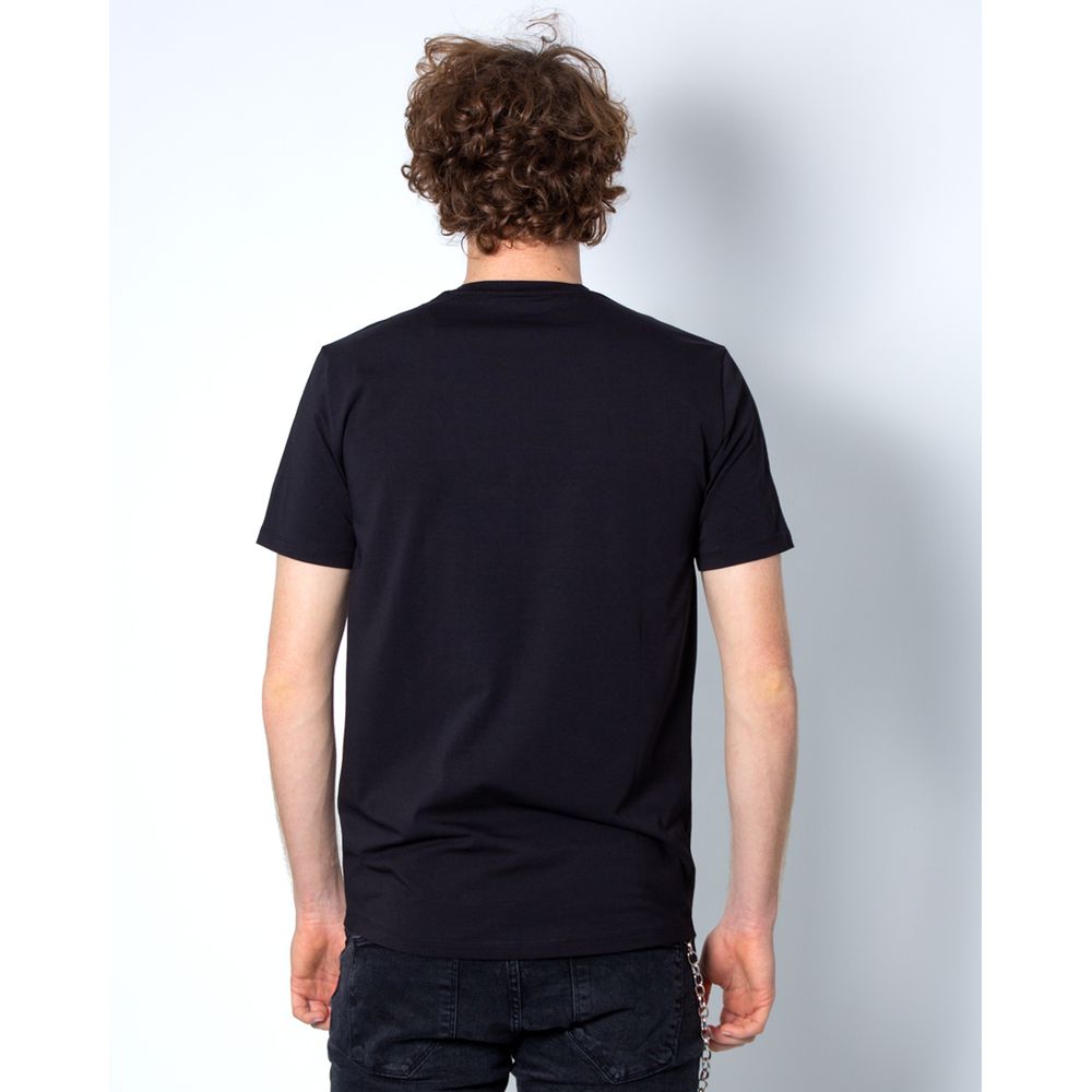 Maglietta nera in cotone