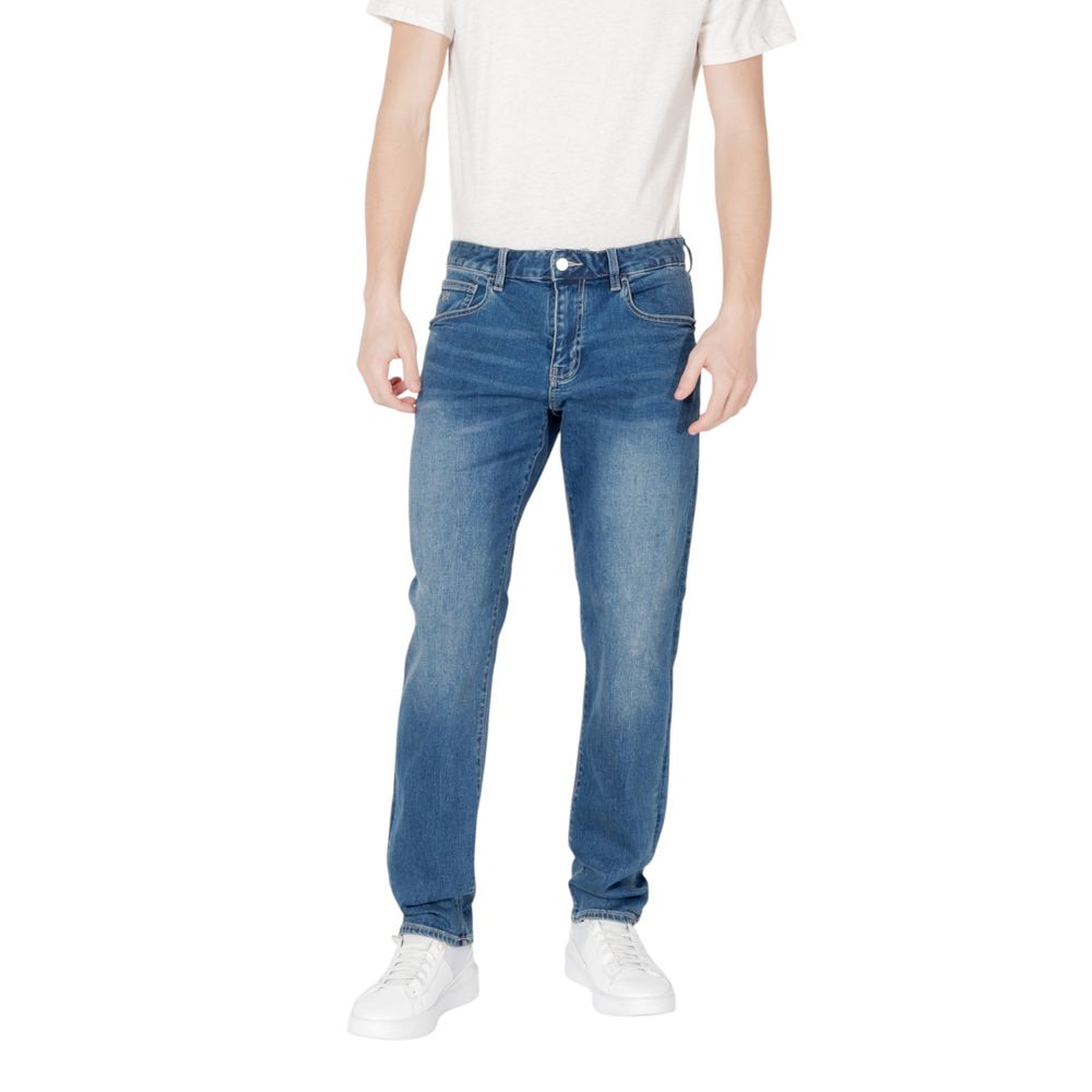 Jeans skinny in cotone blu