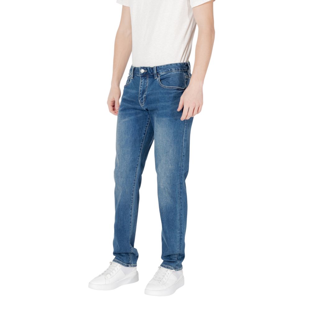 Jeans skinny in cotone blu
