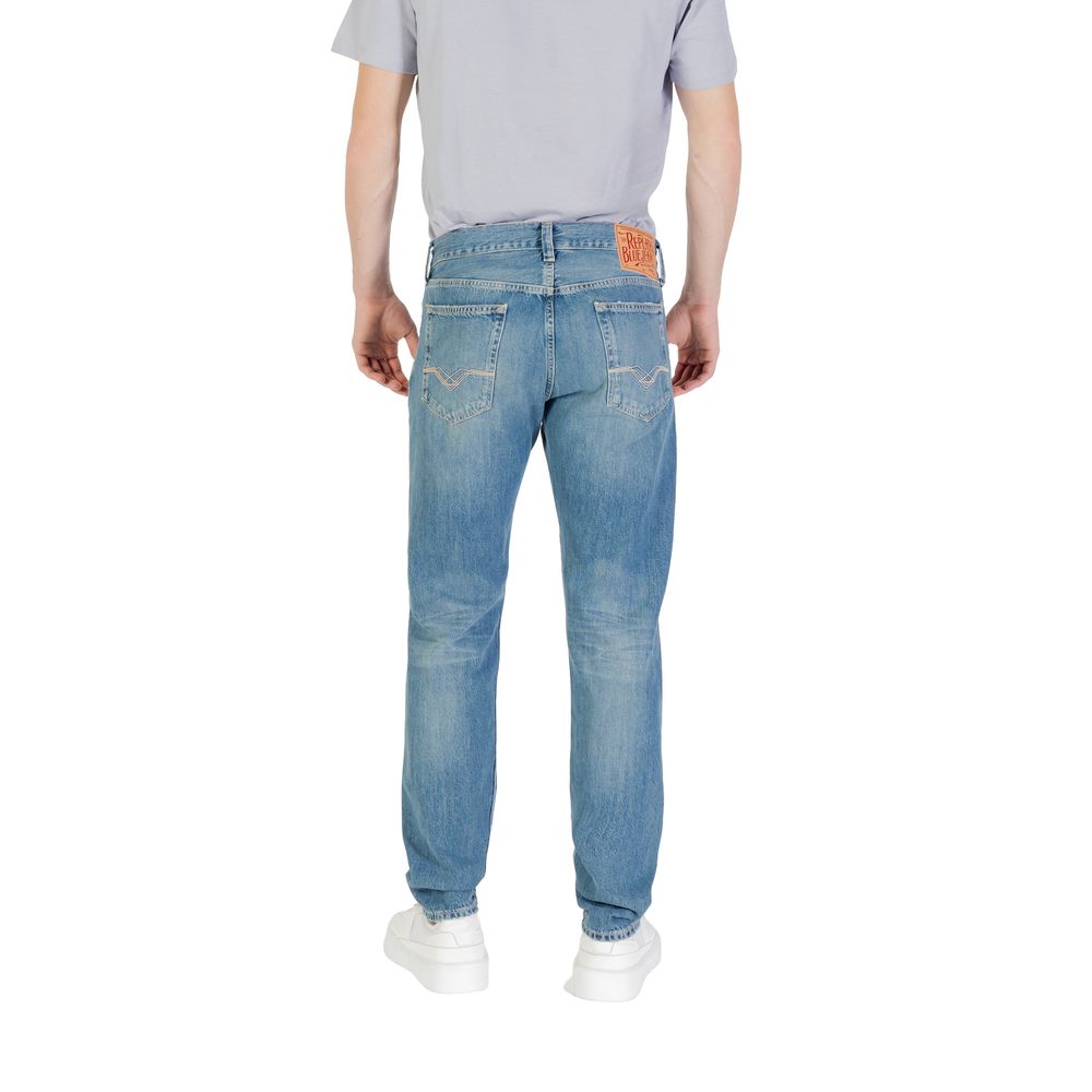 Jeans skinny in cotone blu