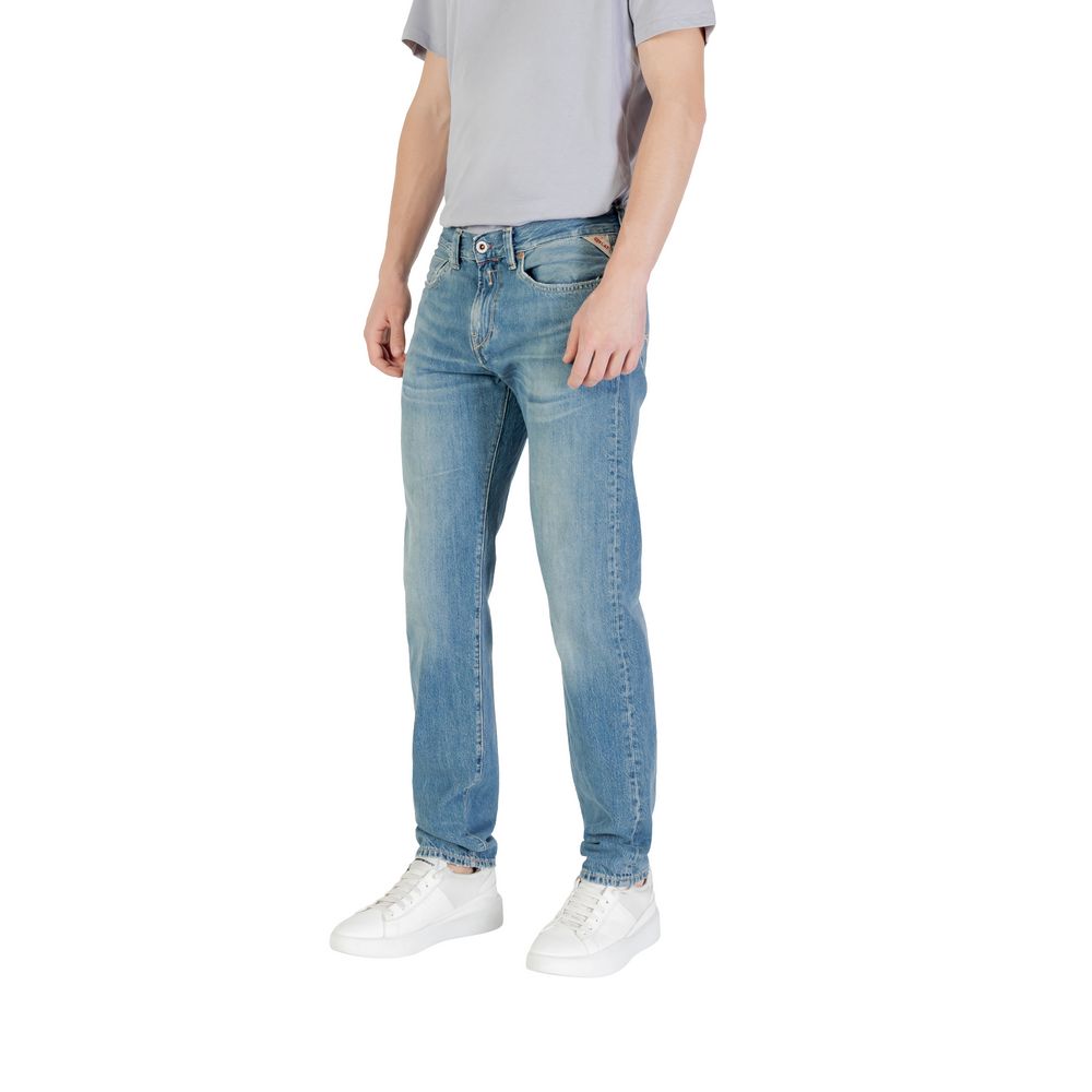 Jeans skinny in cotone blu