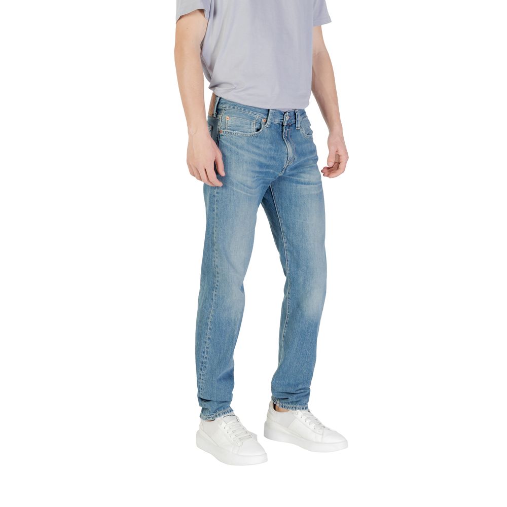 Jeans skinny in cotone blu