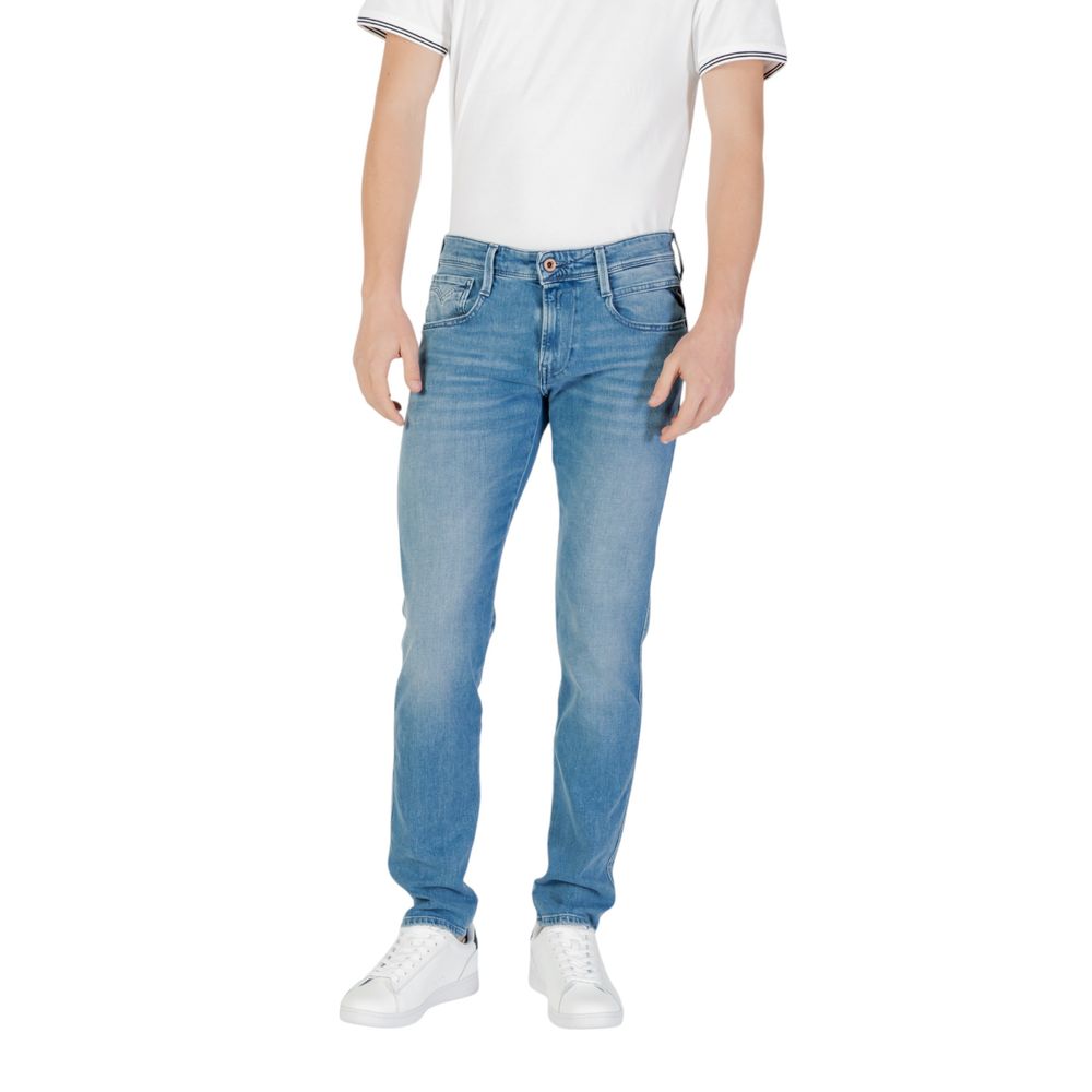 Jeans skinny in cotone blu