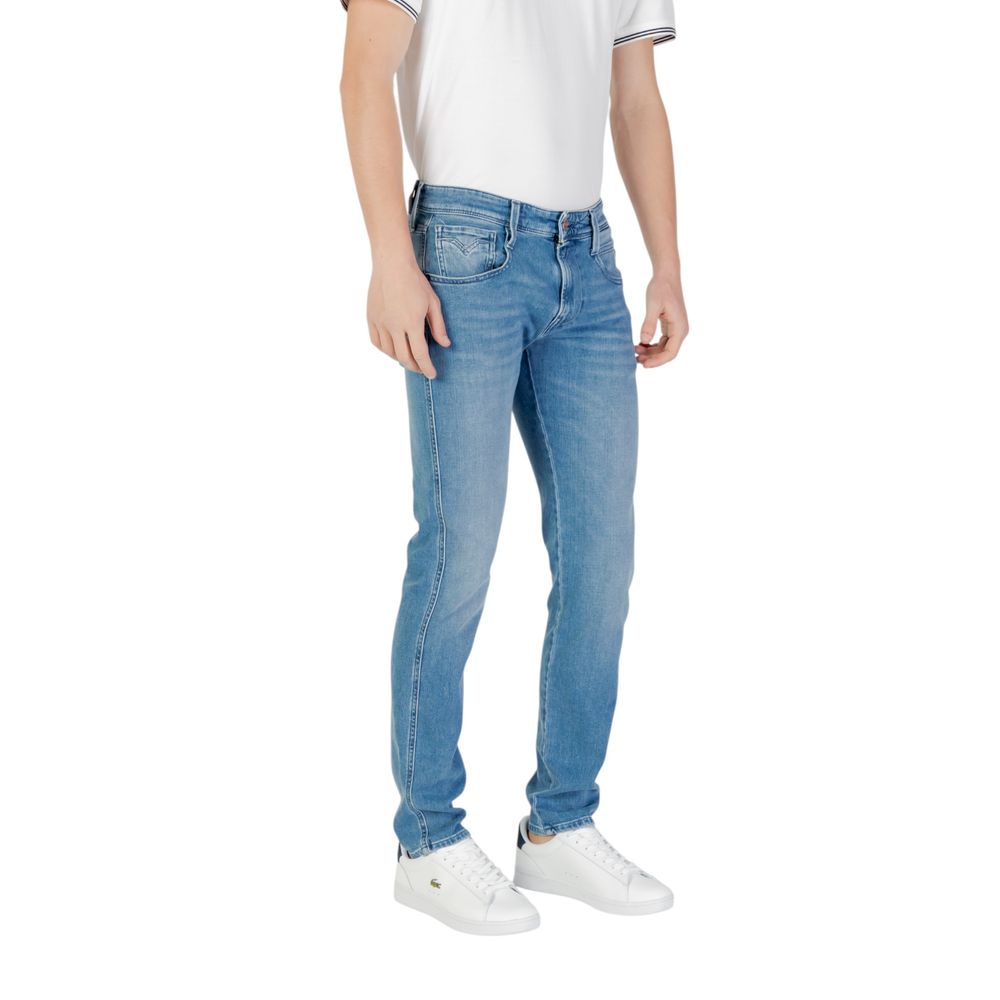 Jeans skinny in cotone blu