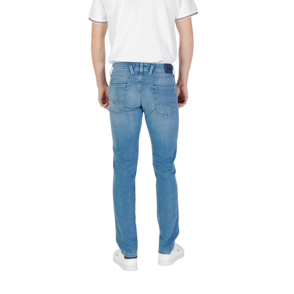 Jeans skinny in cotone blu