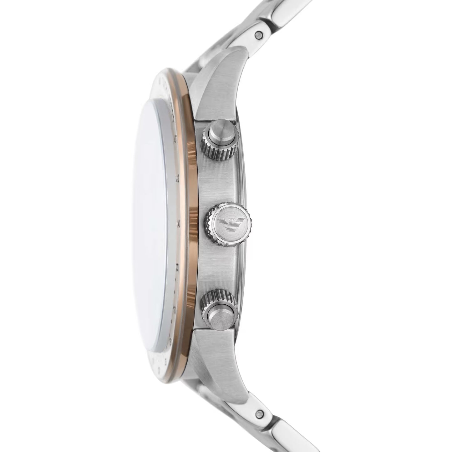 Orologio da uomo classico con cronografo in acciaio