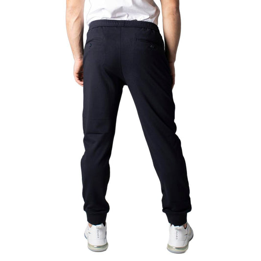 Pantaloni skinny in viscosa blu