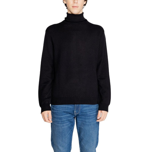Dolcevita in cotone nero