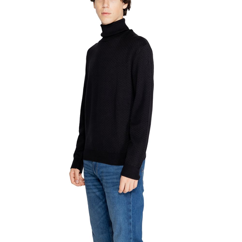 Dolcevita in cotone nero