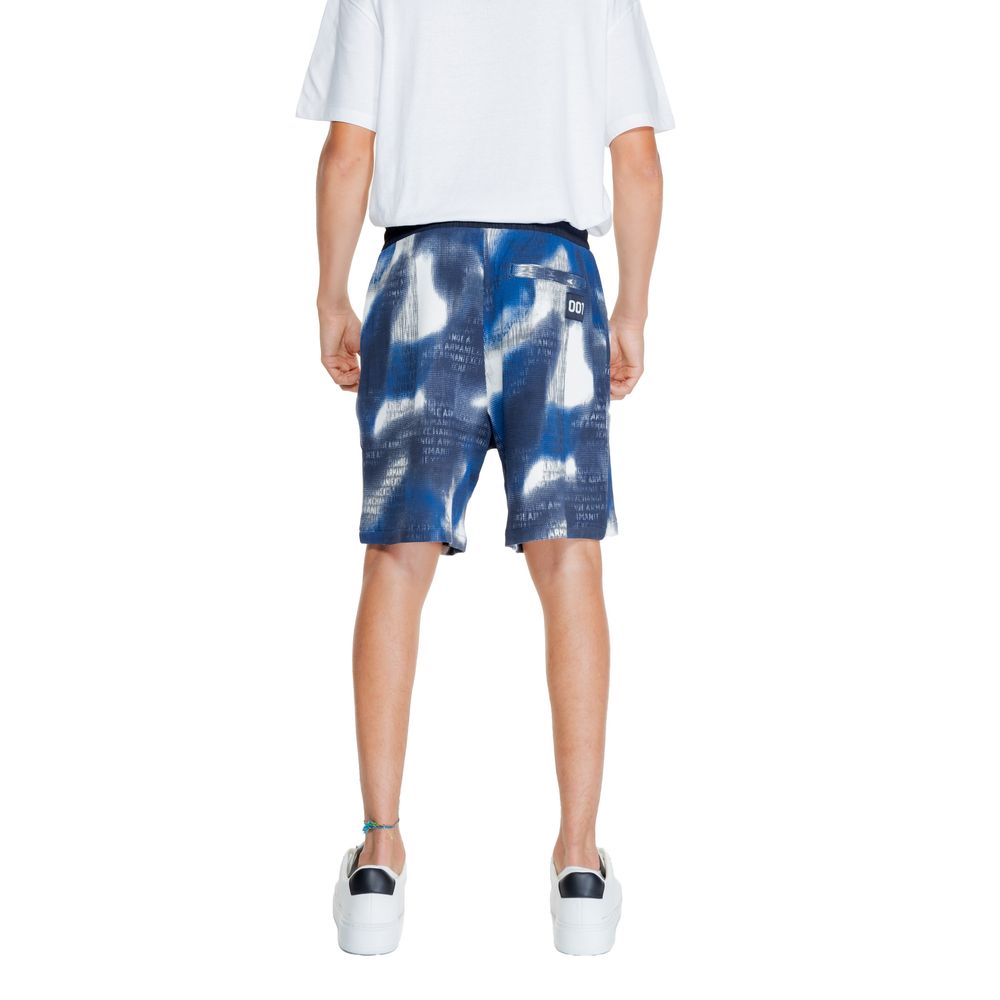 Bermuda di cotone blu