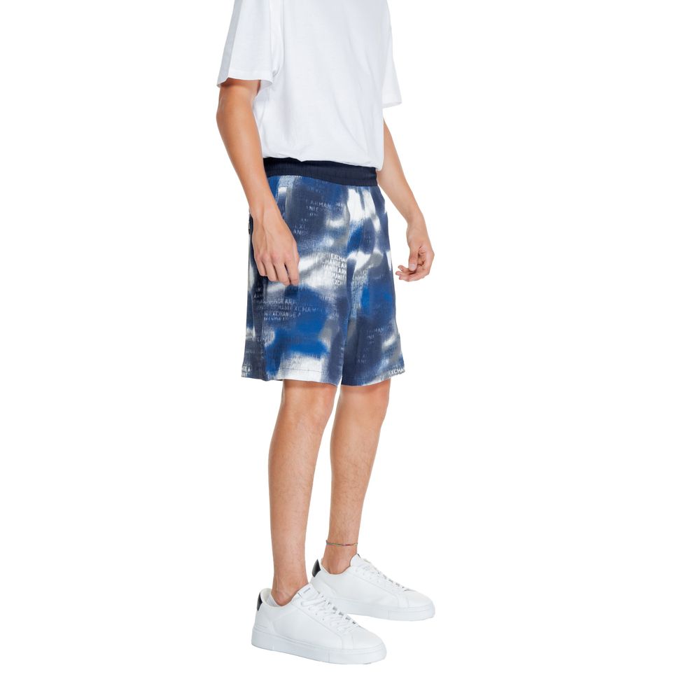 Bermuda di cotone blu