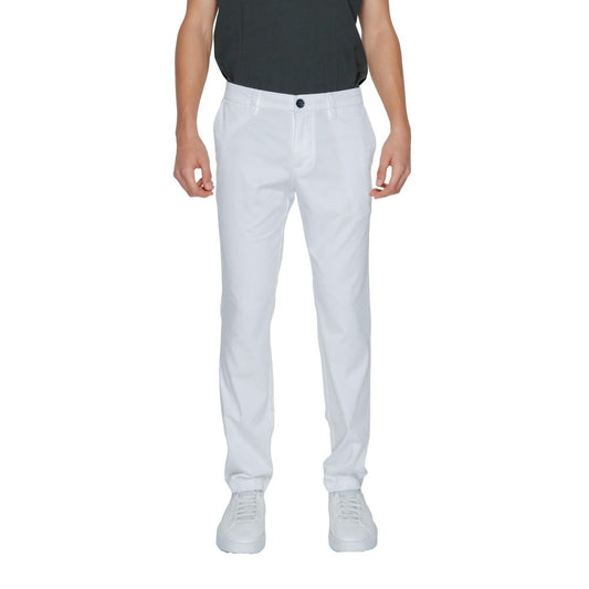 Pantaloni di cotone bianco