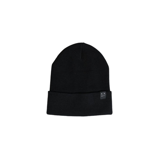 Cappello da baseball con visiera in poliestere nero