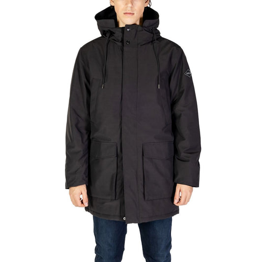 Parka in poliammide nero