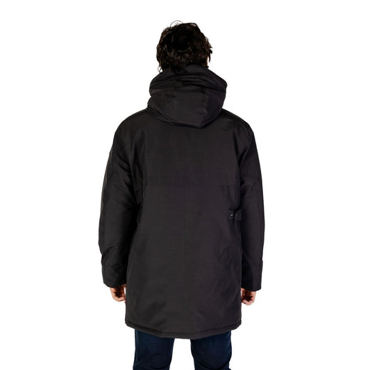 Parka in poliammide nero