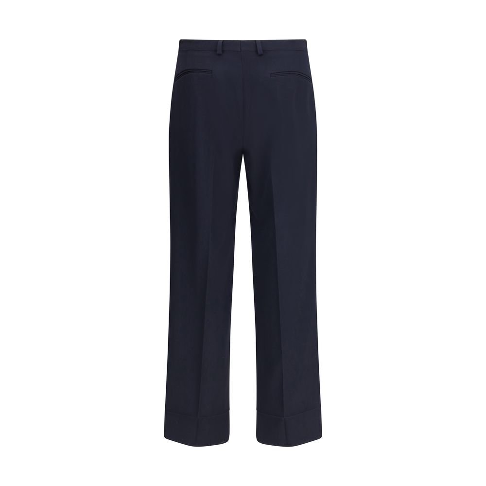 pantaloni di lana vergine
