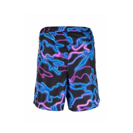 Pantaloncini da bagno con stampa neon