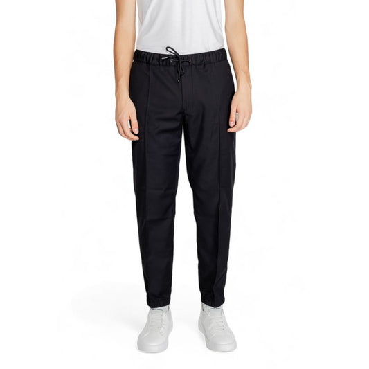 Pantaloni in poliestere nero