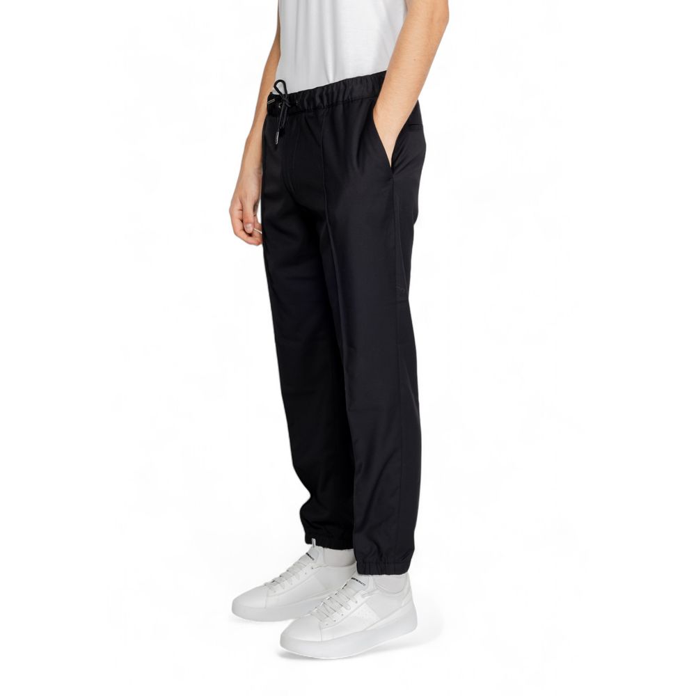 Pantaloni in poliestere nero