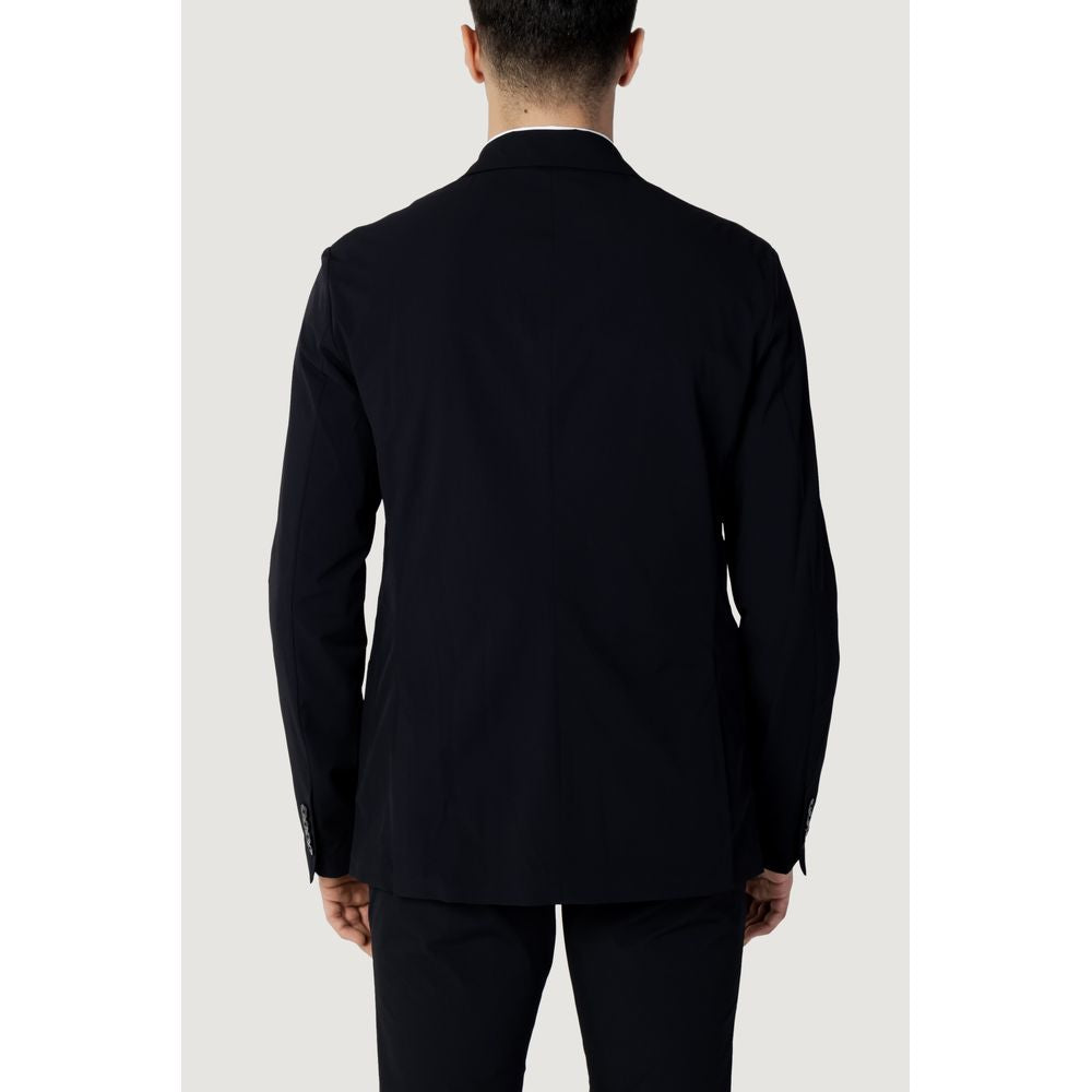 Blazer in cotone blu