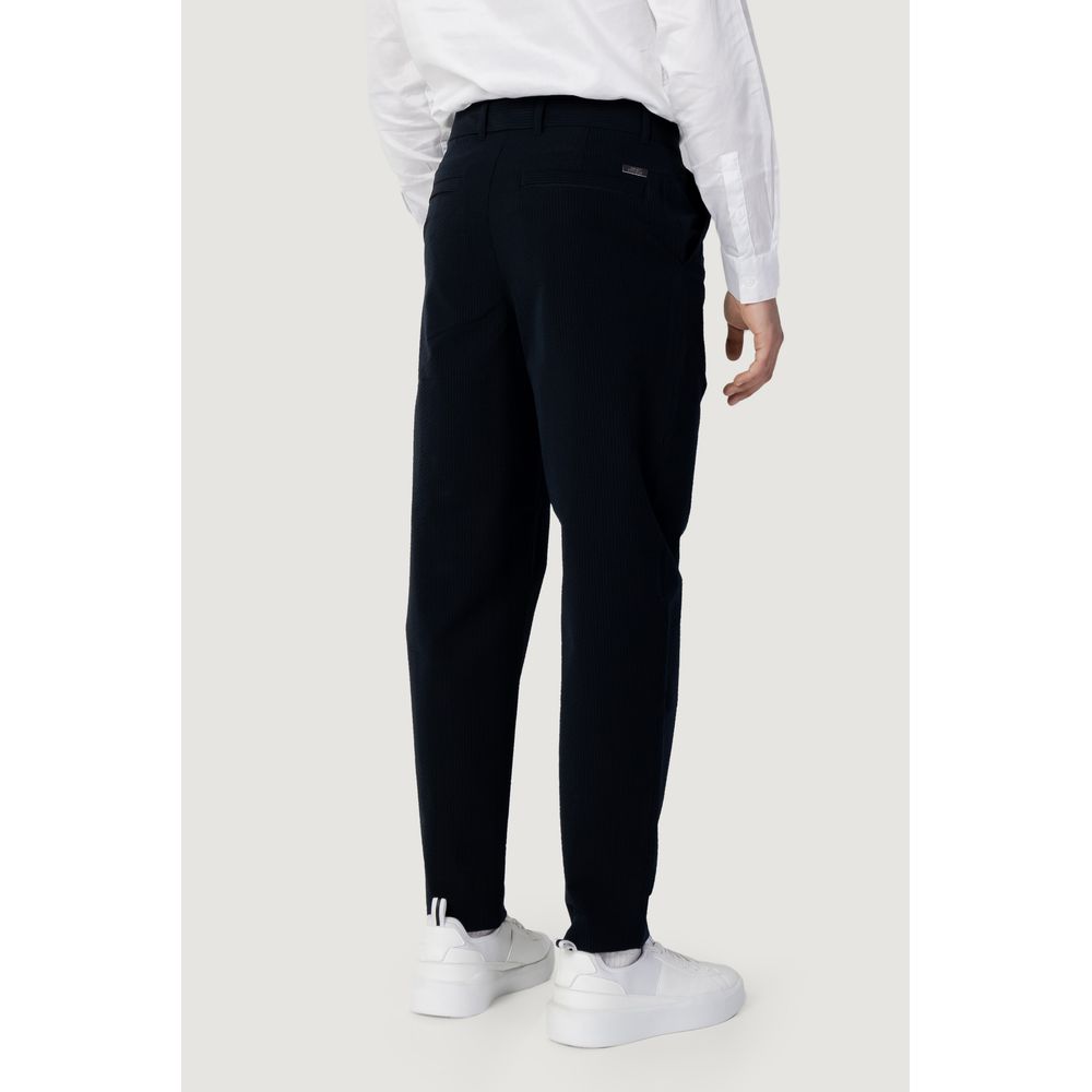 Pantaloni di cotone blu