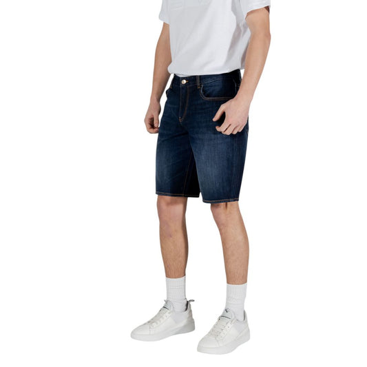 Bermuda di cotone blu
