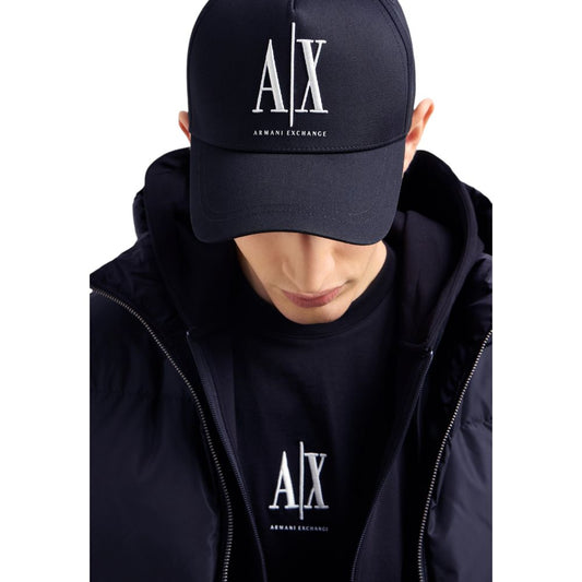 Cappello da baseball con berretti di cotone blu