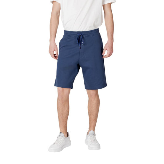 Bermuda di cotone blu