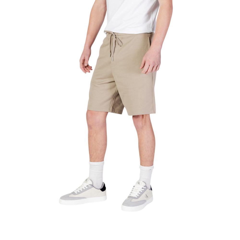 Bermuda in cotone beige