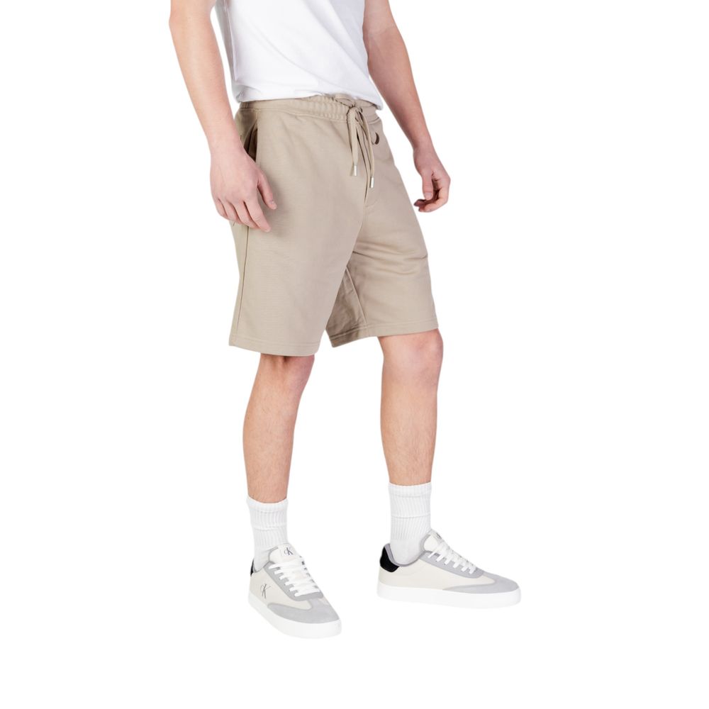 Bermuda in cotone beige