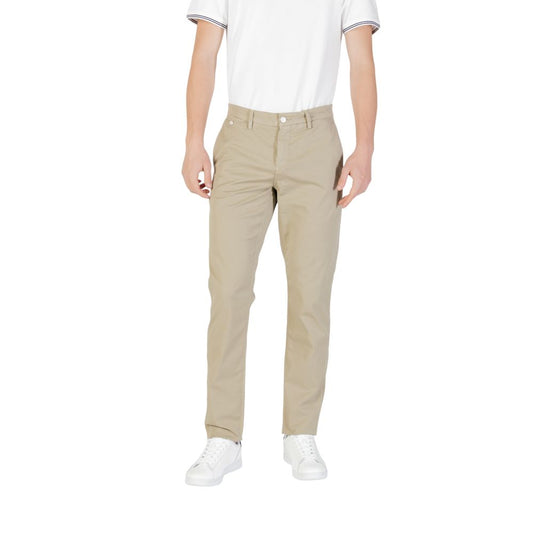 Pantaloni di cotone verde