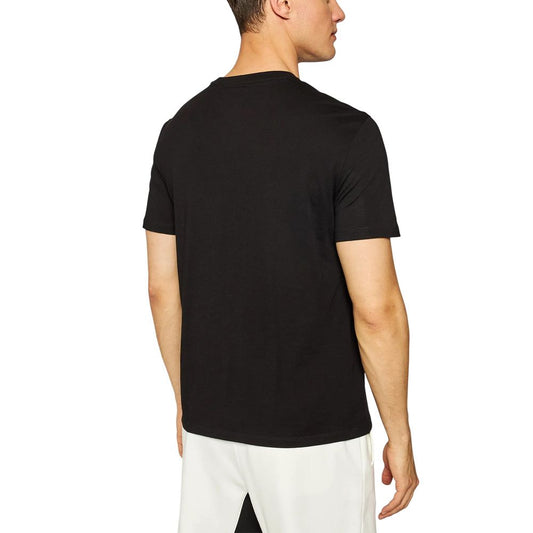 Maglietta nera in cotone