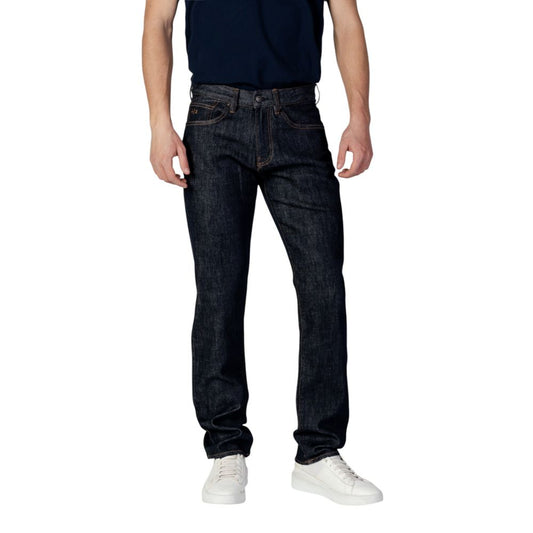 Jeans skinny in poliestere blu