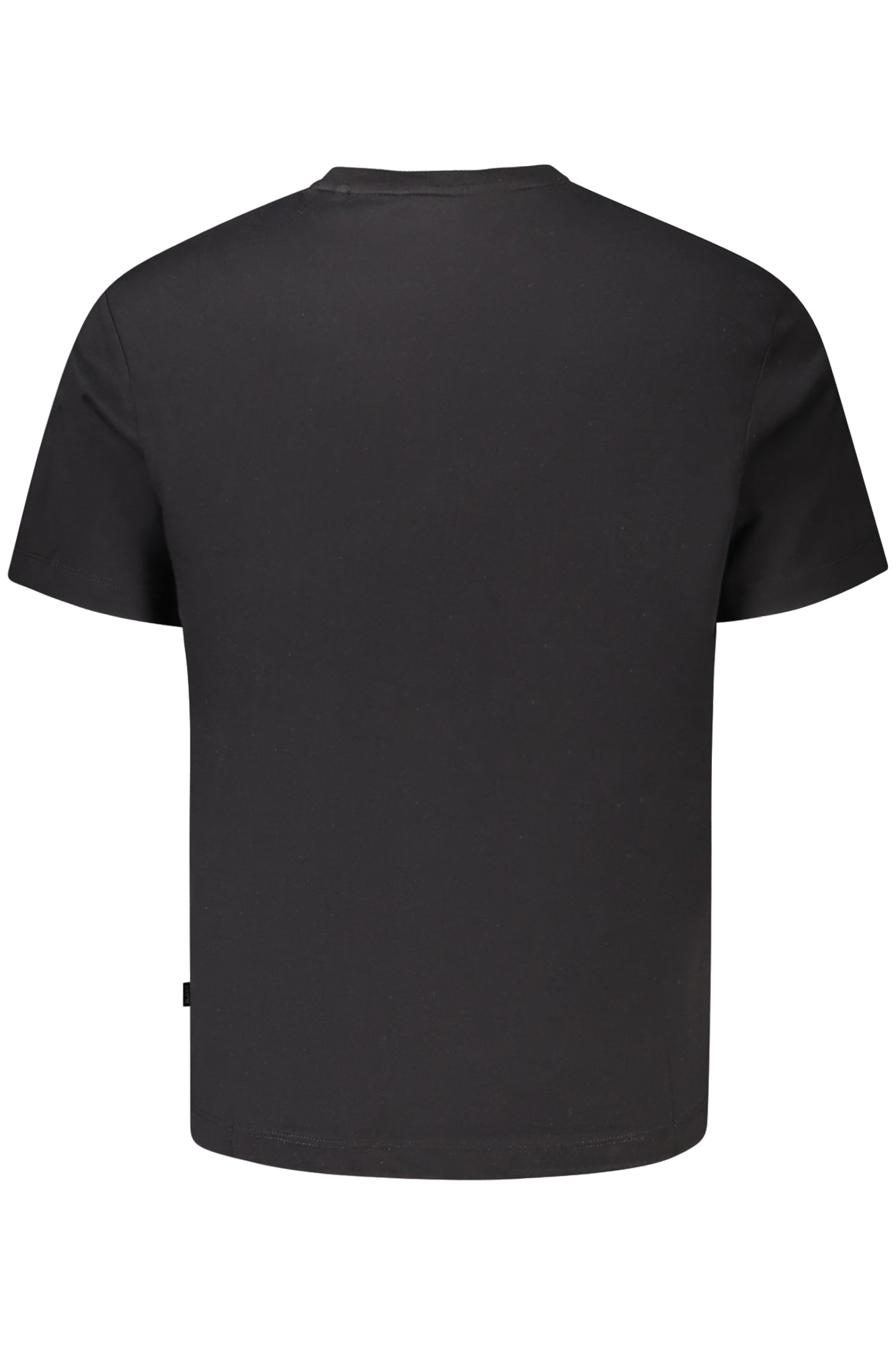 GUESS JEANS T-SHIRT A MANICHE CORTE UOMO NERO