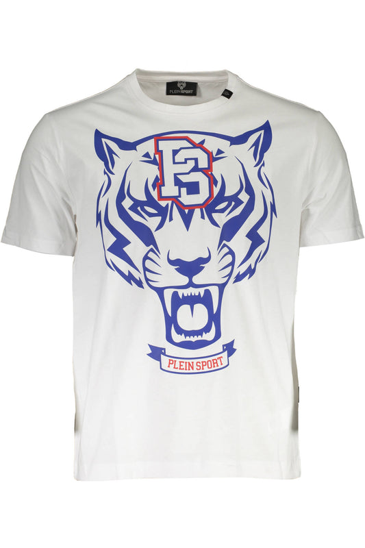 T-SHIRT A MANICHE CORTE PLEIN SPORT UOMO BIANCA